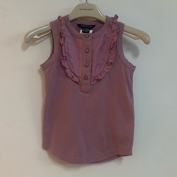 Little Marc Jacobs Cotton Frill Trim Tank - Picture 4 of 6